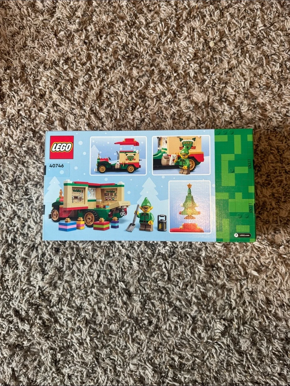 LEGO Santa's Delivery Truck - Red, Green & Gold Holiday Set